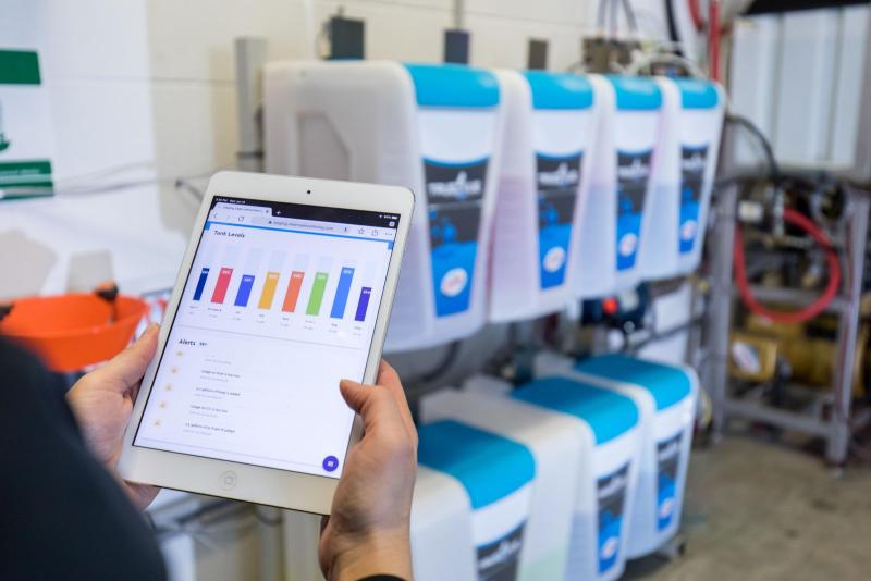Transchem Ipad being held