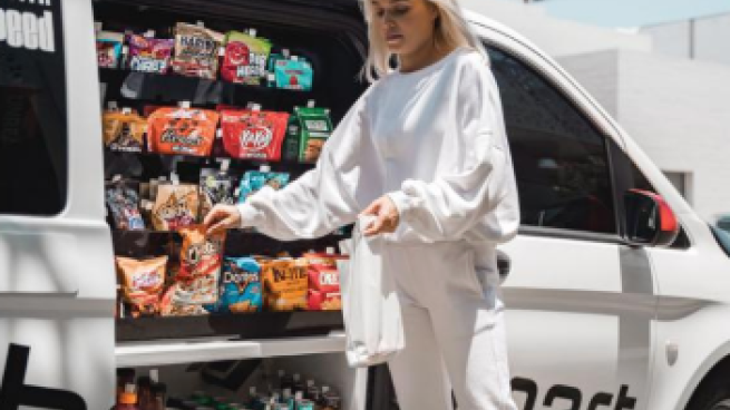 robomart - shopping out of convenience van