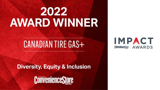 Impact Award Canadian Tire Gas+