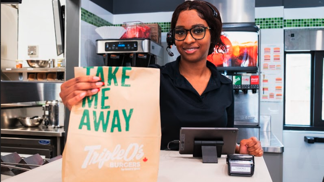 Parkland Triple O clerk serving up food