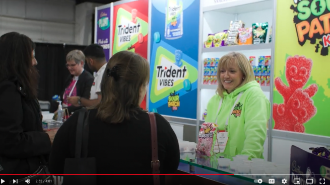 Melani Melnyk from Mondelez chats to Convenience U attendees