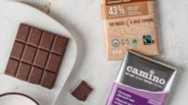 Camino plant-based chocolate bards