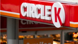 close up of Circle K store sign