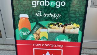 Freshii signage at Petro-Canada