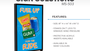 McCowan’s MS-503 Exterior sign significantly increases sales