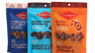 Three bags of diamond Walnut snacks